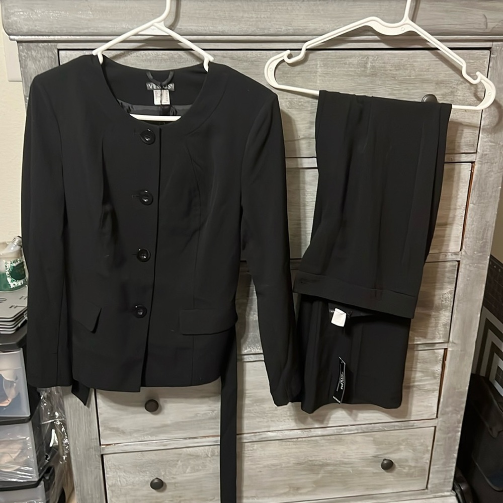 Black pantsuit